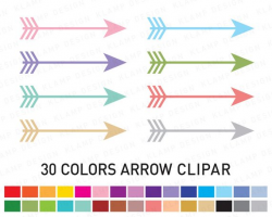 Arrow Clipart, Digital Arrow Clipart, Printable Arrow, Digital ...