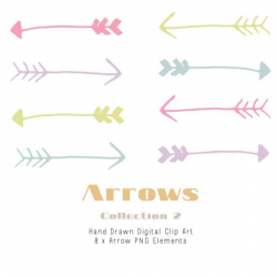 Arrow clipart shabby chic - Pencil and in color arrow clipart shabby ...