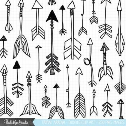 Tribal Arrow Clip Art – Paula Kim Studio
