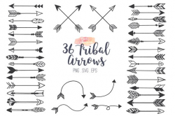 Tribal Arrows Clipart ~ Illustrations ~ Creative Market