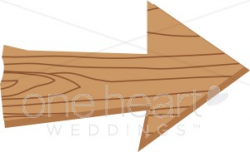 Wooden Arrow Clipart | Country Wedding Clipart