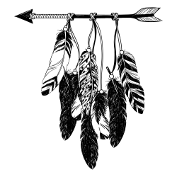 Arrow Feather Drawing at GetDrawings.com | Free for personal use ...