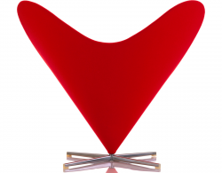 Verner Panton Heart Chair - hivemodern.com