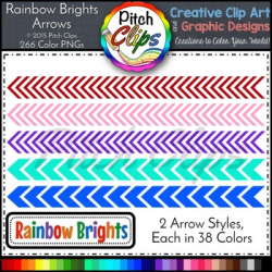 79 Digital Arrows - Clipart (Clip Art) - Thin and Thick Accent Arrows