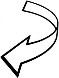 Curved Arrow Clipart - Clipart Kid | arrows | Pinterest | Curved ...