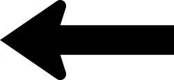 Black Left Arrow Clipart