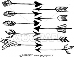 Vector Stock - Rustic arrows. Clipart Illustration gg81182737 - GoGraph