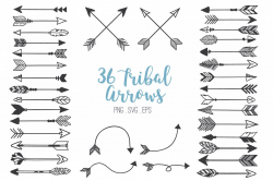 Tribal Arrows Clip Art