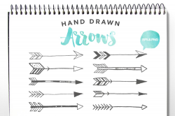 Hand Drawn Arrows Clip Art Vector ~ Illustrations ~ Creative Market