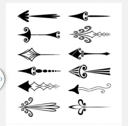 Vintage arrows vector - third down on left side | Tattoo ideas ...