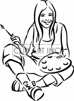 Artist Clipart Black And White | Clipart Panda - Free Clipart Images