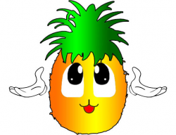 Pineapple Cartoon Clipart | Free download best Pineapple Cartoon ...