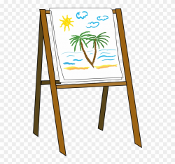 Art Easel Clipart - Easel Clipart - Png Download (#88021 ...