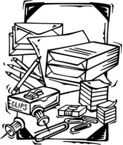 Clip Art Of Office Supplies. | Clipart Panda - Free Clipart Images