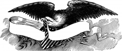 Vintage Patriotic Bald Eagle Clip Art! - The Graphics Fairy