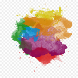 Watercolor painting Clip art - color splash png download - 1024*1024 ...