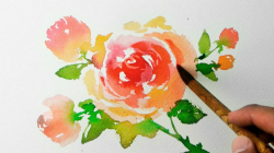 Watercolor Painting - Roses - Jay Art - YouTube