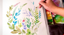 LVL3] Watercolor Leaves Clipart - YouTube