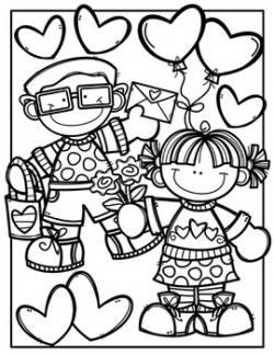 FREE Valentine Coloring Pages {Made by Creative Clips Clipart} | TpT