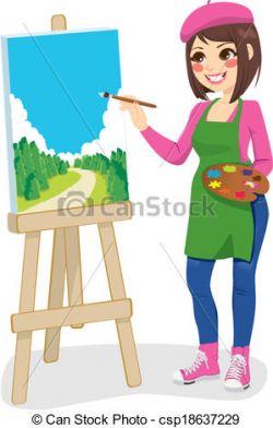 Female Artists Clipart