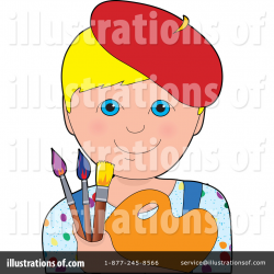Artist Clipart #1084843 - Illustration by Maria Bell
