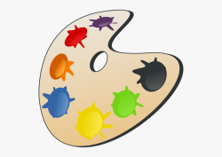 Clip Art Artist Paint Palette Clipart Kid - Paint Palette ...