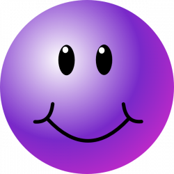 Purple Smiley Face Clip Art at Clker.com - vector clip art online ...