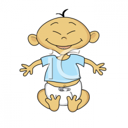 Royalty Free Clipart Image of a Smiling Baby | New Baby ...