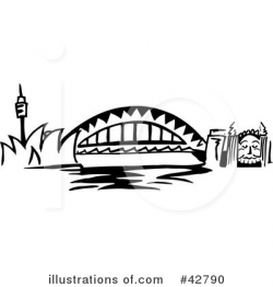 Bridge Clipart #42790 - Illustration by Dennis Holmes Designs