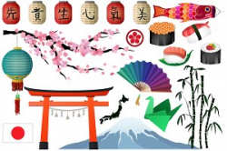 Japanese Culture Clip Art ~ Illustrations ~ Creative Market