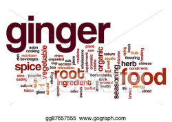 Clipart - Ginger word cloud. Stock Illustration gg87657555 - GoGraph