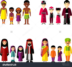 28+ Collection of Multicultural Family Clipart | High quality, free ...