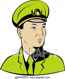 Stock Illustration - Asian or chinese military general. Clipart ...