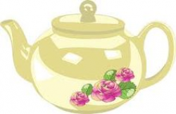 flowers in pots coloring pages | Cute Teapot Line Art - Free Clip ...