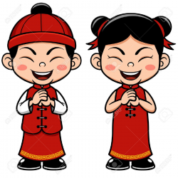 Asians clipart chinese kid - Pencil and in color asians clipart ...