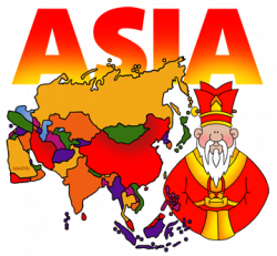 Free Asia Clip Art by Phillip Martin