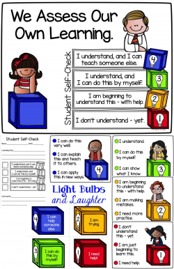 Student Self-Assessment Tools! Posters, Rubric, Cards for ...