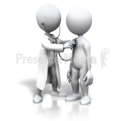 Listening To Patients Heart - Medical and Health - Great Clipart for ...
