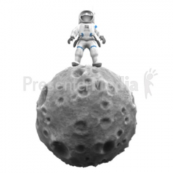 Astronaut On Asteroid - Presentation Clipart - Great Clipart for ...