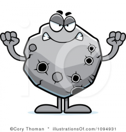 Asteroid clipart - Pencil and in color asteroid clipart