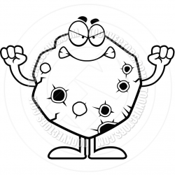 Asteroid Clipart Black And White