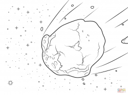 Watery asteroid coloring page | Free Printable Coloring Pages