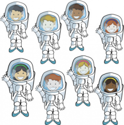 Space and Astronaut Clipart