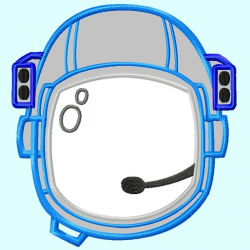 Astronaut Helmet Clipart - Letters