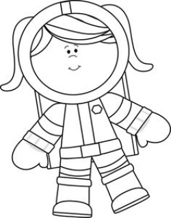 Astronaut Clipart Black And White | Clipart Panda - Free Clipart Images