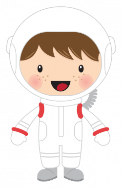 OnlineLabels Clip Art - Little Boy Astronaut