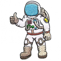 Amazon.com: Astronaut - A journey to space Iron on Patches - 6Patch ...