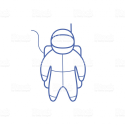 28+ Collection of Simple Astronaut Drawing | High quality, free ...