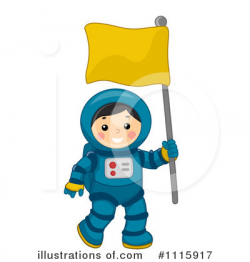 Astronaut Clipart #1115917 - Illustration by BNP Design Studio