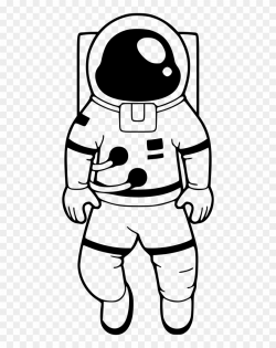 Astronaut , Png Download - Astronaut Clip Art Black And ...